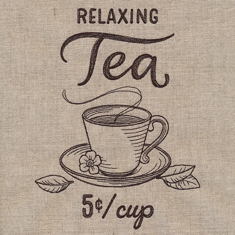 Coffeehouse Sign – Tea|7.8″ x 5.85″ / 198.11mm x 148.71mm|6.95″ x 5.22″ / 176.42mm x 132.49mm|5.74″ x 4.31″ / 145.81mm x 109.49mm|3.85″ x 2.89″ / 97.76mm x 73.38mm|All Sizes