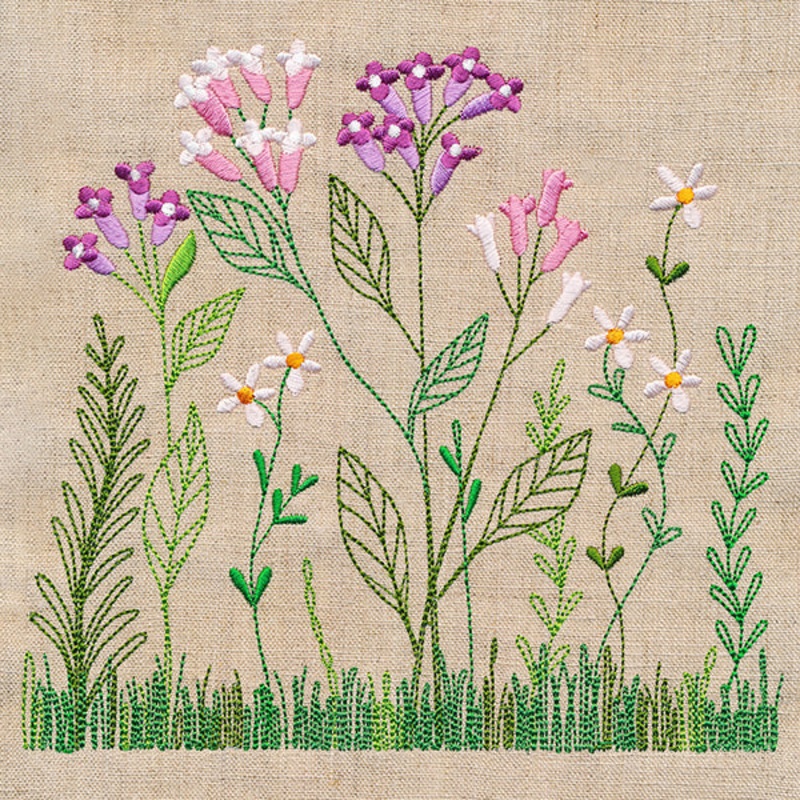 Delicate Cloves in Bloom|6.85″ x 7.29″ / 173.99mm x 185.23mm|5.85″ x 6.23″ / 148.55mm x 158.19mm|4.85″ x 5.16″ / 123.17mm x 131.14mm|3.62″ x 3.85″ / 91.84mm x 97.77mm|All Sizes