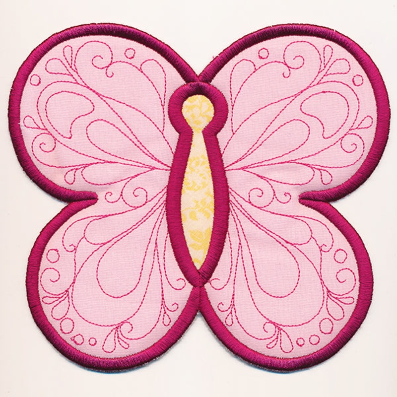 Fluttering Butterfly Trivet (In-the-Hoop)