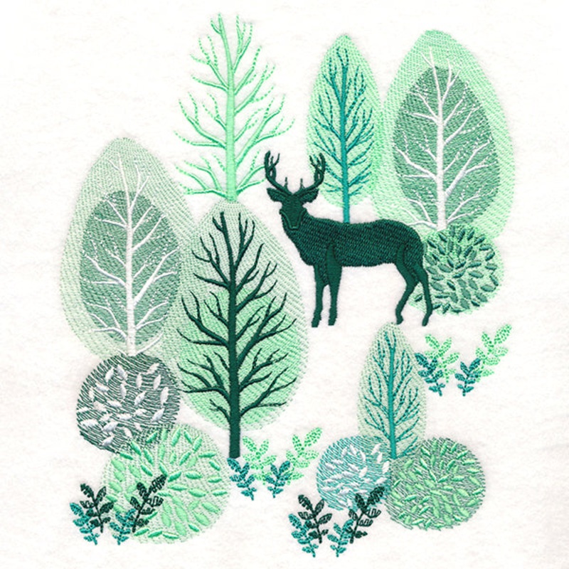 Lush Woodland Scene|7.79″ x 6.65″ / 197.76mm x 168.89mm|6.85″ x 5.85″ / 174.08mm x 148.7mm|5.69″ x 4.86″ / 144.5mm x 123.44mm|All Sizes