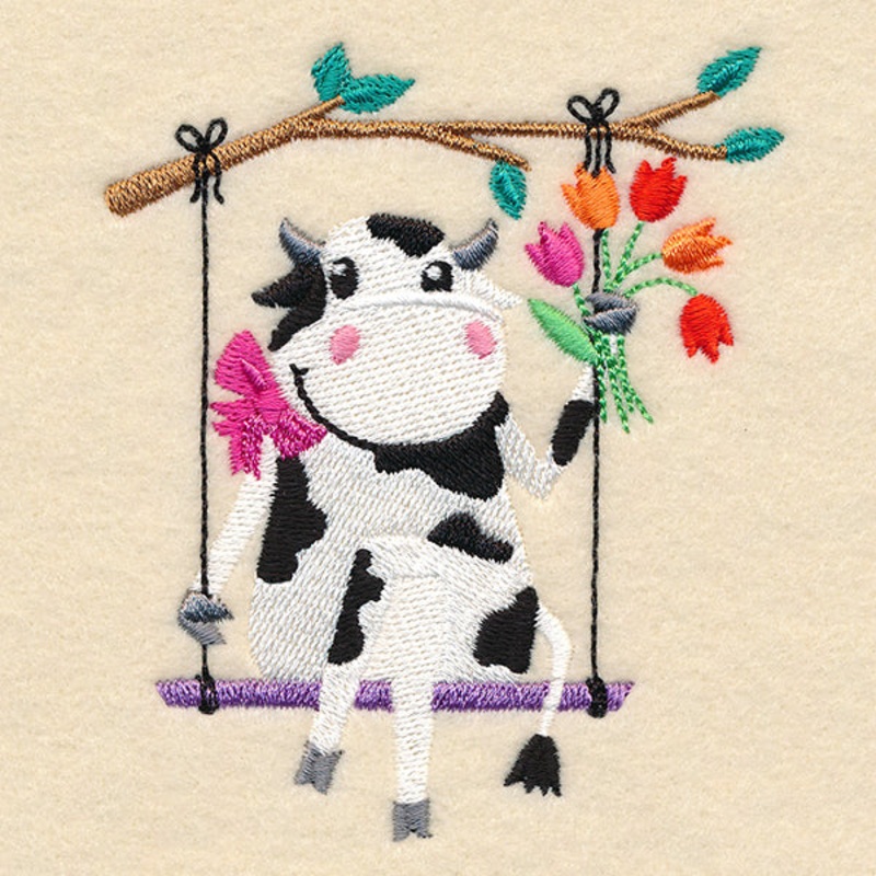 Swinging Spring Cow|3.85″ x 3.26″ / 97.8mm x 82.92mm|5.71″ x 4.85″ / 145.04mm x 123.19mm|All Sizes