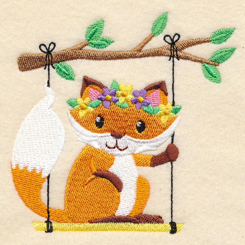 Swinging Spring Fox|3.8″ x 3.85″ / 96.48mm x 97.88mm|4.85″ x 4.92″ / 123.19mm x 125.06mm|All Sizes