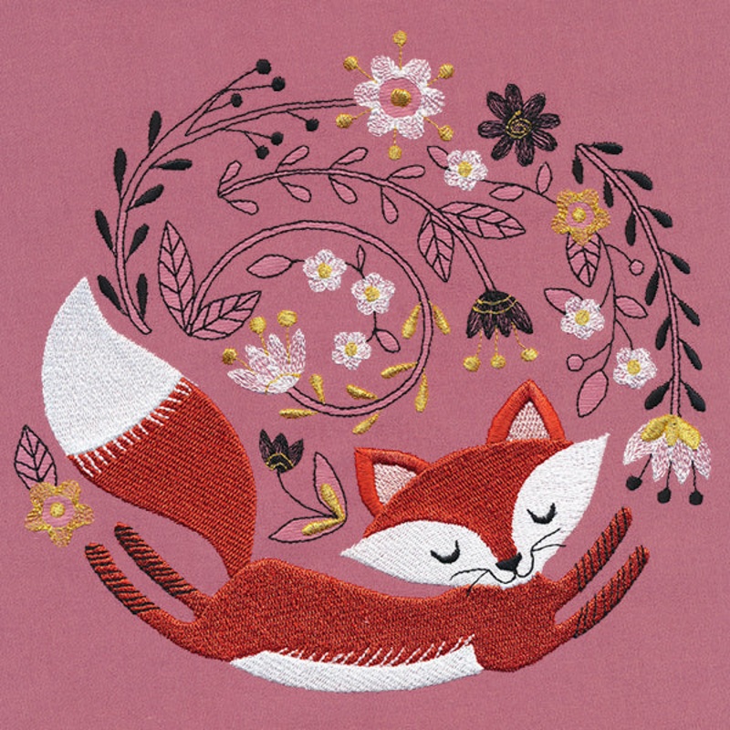 Whimsical Woodland Fox Wreath|7.53″ x 7.78″ / 191.17mm x 197.52mm|6.77″ x 7″ / 172.02mm x 177.7mm|5.86″ x 6.05″ / 148.81mm x 153.71mm|4.86″ x 5.01″ / 123.34mm x 127.3mm|All Sizes