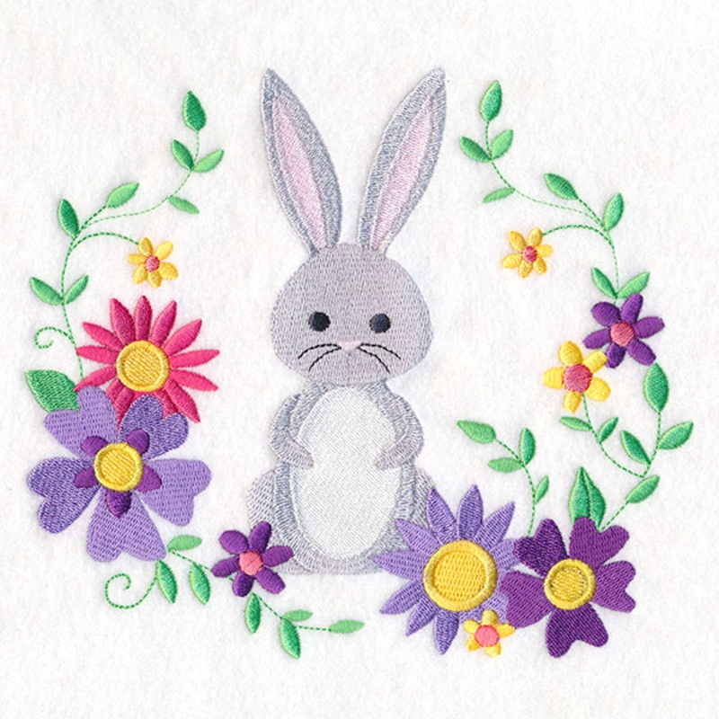 Bunny in Spring Blooms|6.86″ x 7.74″ / 174.24mm x 196.6mm|5.86″ x 6.62″ / 148.84mm x 168.15mm|4.86″ x 5.48″ / 123.44mm x 139.19mm|3.42″ x 3.86″ / 86.87mm x 98.04mm|All Sizes
