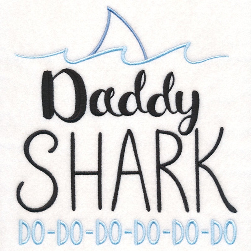 Daddy Shark|7.81″ x 7.35″ / 198.39mm x 186.71mm|6.86″ x 6.46″ / 174.27mm x 164mm|5.86″ x 5.52″ / 148.88mm x 140.09mm|4.86″ x 4.57″ / 123.49mm x 116.18mm|3.86″ x 3.63″ / 98.1mm x 92.28mm|All Sizes
