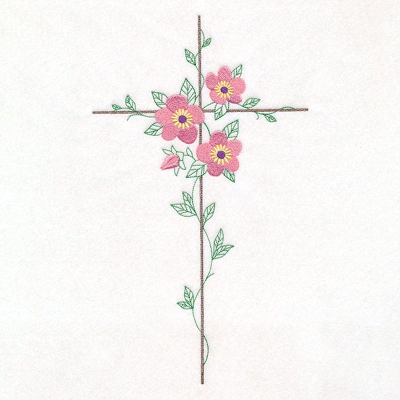 Delicate Lenten Rose Cross|11.65″ x 6.85″ / 296mm x 173.99mm|9.4″ x 5.53″ / 238.76mm x 140.35mm|7.8″ x 4.58″ / 198.12mm x 116.46mm|6.85″ x 4.03″ / 174.09mm x 102.33mm|3.87″ x 2.28″ / 98.36mm x 57.82mm|All Sizes