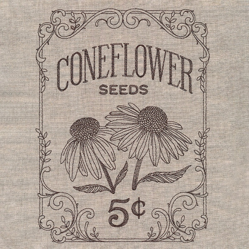 Flower Garden Seed Packet – Coneflowers