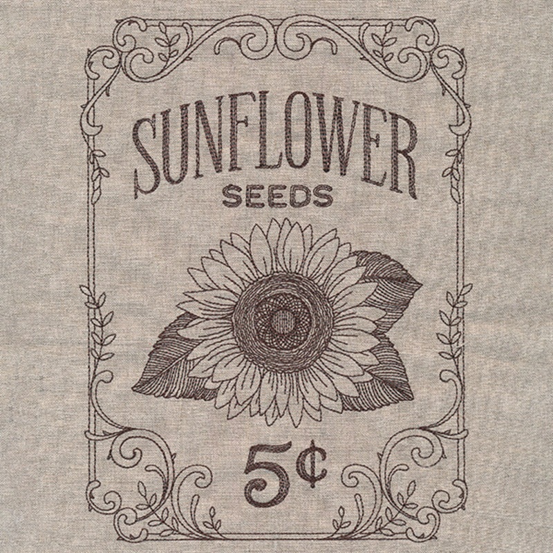Flower Garden Seed Packet – Sunflowers