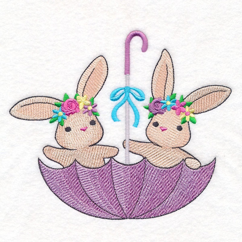 Umbrella Bunnies|5.86″ x 6.92″ / 148.72mm x 175.73mm|4.86″ x 5.73″ / 123.32mm x 145.62mm|3.27″ x 3.84″ / 82.99mm x 97.58mm|All Sizes