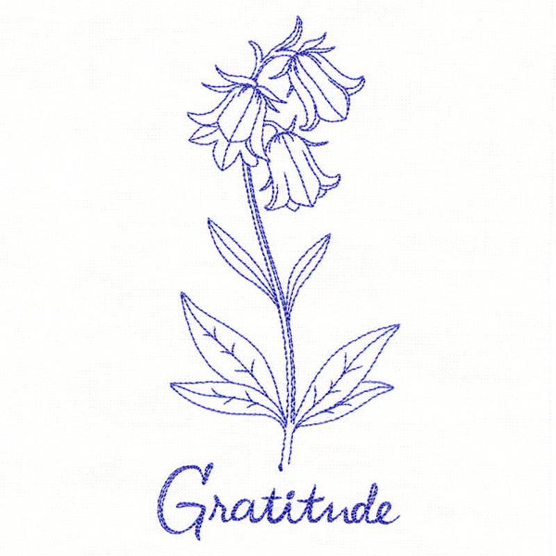 Bluebells of Gratitude (Vintage)