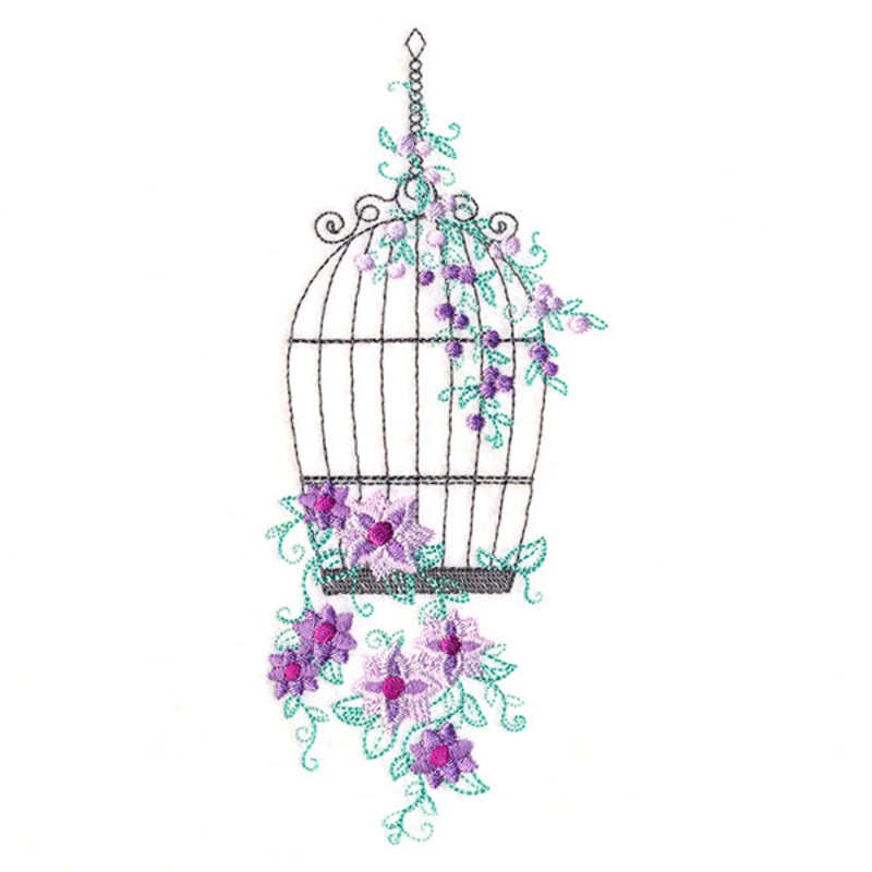 Delicate Birdcage 1|6.45″ x 2.72″ / 163.76mm x 69.01mm|4.85″ x 2.04″ / 123.15mm x 51.9mm|All Sizes