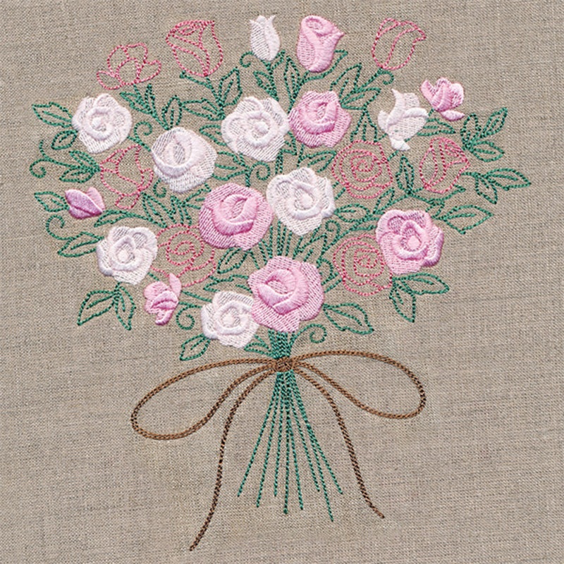 Delicate Victorian Bouquet|7.25″ x 6.86″ / 184.06mm x 174.29mm|6.19″ x 5.86″ / 157.21mm x 148.9mm|5.13″ x 4.86″ / 130.3mm x 123.44mm|All Sizes