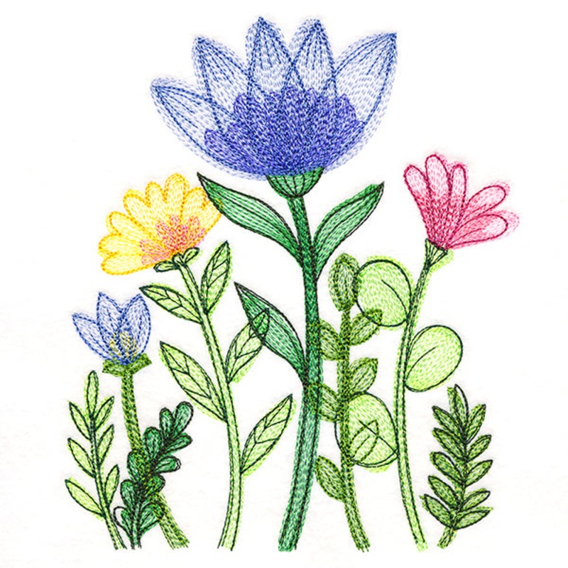 Fabulous Flowers|7.8″ x 6.7″ / 198.12mm x 170.23mm|6.81″ x 5.85″ / 172.9mm x 148.55mm|5.64″ x 4.85″ / 143.34mm x 123.16mm|All Sizes