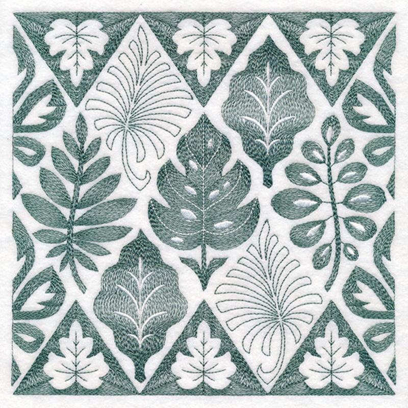 Fronds of the Tropics 1|7.8″ x 7.82″ / 198.12mm x 198.63mm|6.9″ x 6.9″ / 175.26mm x 175.26mm|5.9″ x 5.9″ / 149.86mm x 149.86mm|4.9″ x 4.9″ / 124.46mm x 124.46mm|All Sizes