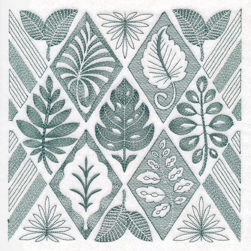 Fronds of the Tropics 2|7.8″ x 7.8″ / 198.12mm x 198.12mm|6.9″ x 6.9″ / 175.26mm x 175.26mm|5.9″ x 5.9″ / 149.86mm x 149.86mm|4.9″ x 4.9″ / 124.46mm x 124.46mm|All Sizes