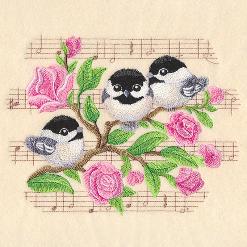 Sweet Songbird Chickadee Trio|6.89″ x 8.88″ / 175.12mm x 225.6mm|5.84″ x 7.56″ / 148.43mm x 191.92mm|4.87″ x 6.27″ / 123.75mm x 159.23mm|All Sizes
