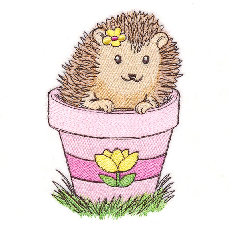 Woodland Garden Hedgehog|5.89″ x 3.81″ / 149.73mm x 96.85mm|4.9″ x 3.16″ / 124.56mm x 80.29mm|3.89″ x 2.49″ / 98.83mm x 63.24mm|All Sizes