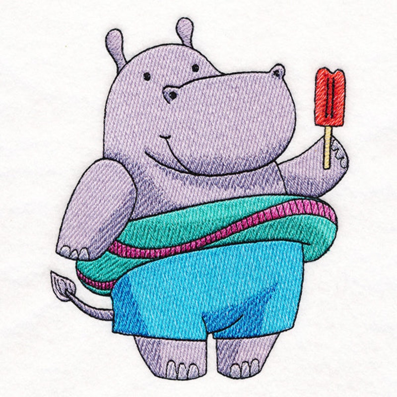 Beach Buddies Hippo|5.85″ x 4.71″ / 148.59mm x 119.63mm|4.97″ x 4.01″ / 126.24mm x 101.85mm|3.85″ x 3.1″ / 97.79mm x 78.74mm|All Sizes
