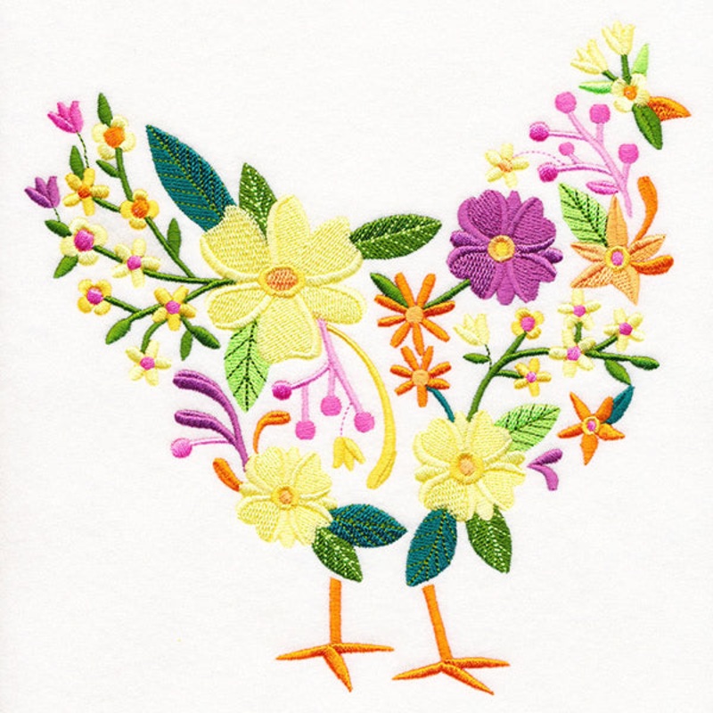 Blooming Chicken|7.75″ x 7.79″ / 196.85mm x 197.87mm|6.86″ x 6.9″ / 174.24mm x 175.26mm|5.84″ x 5.87″ / 148.34mm x 149.1mm|4.83″ x 4.86″ / 122.68mm x 123.44mm|3.88″ x 3.9″ / 98.55mm x 99.06mm|All Sizes