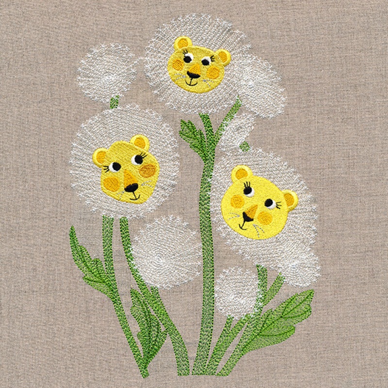 Dandy Lions|9.99″ x 6.85″ / 253.72mm x 173.95mm|8.53″ x 5.85″ / 216.68mm x 148.58mm|7.54″ x 5.17″ / 191.39mm x 131.24mm|6.85″ x 4.7″ / 173.99mm x 119.31mm|All Sizes