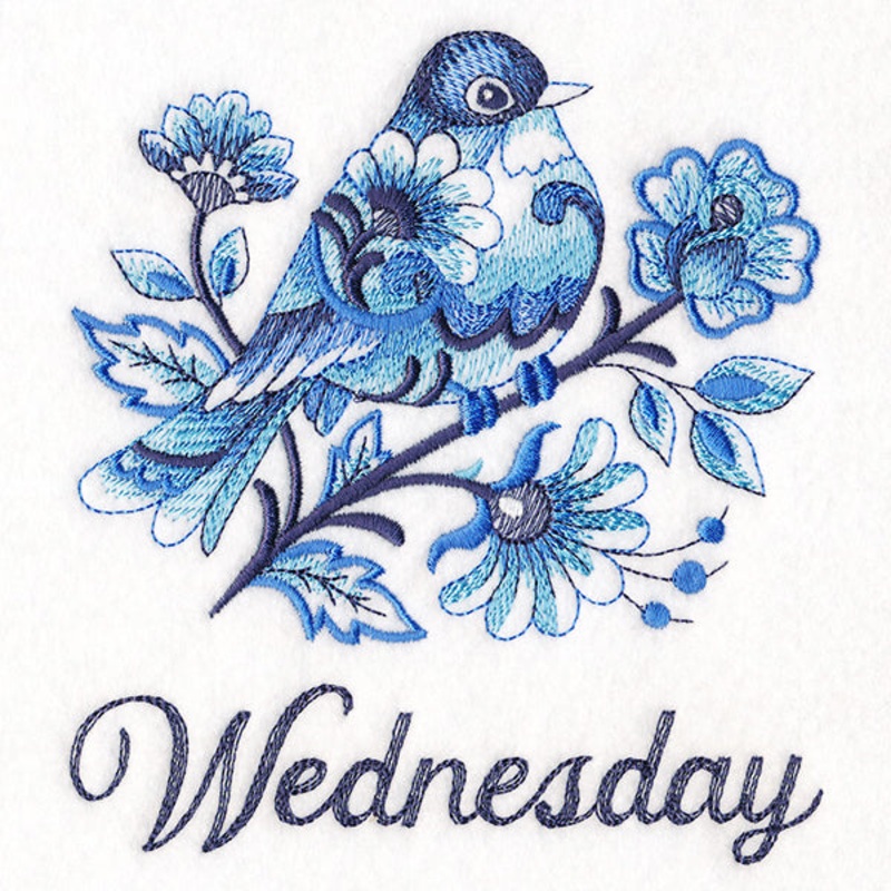 Delft Blue Robin on Wednesday|5.42″ x 4.87″ / 137.71mm x 123.65mm|3.46″ x 3.11″ / 87.84mm x 78.96mm|All Sizes