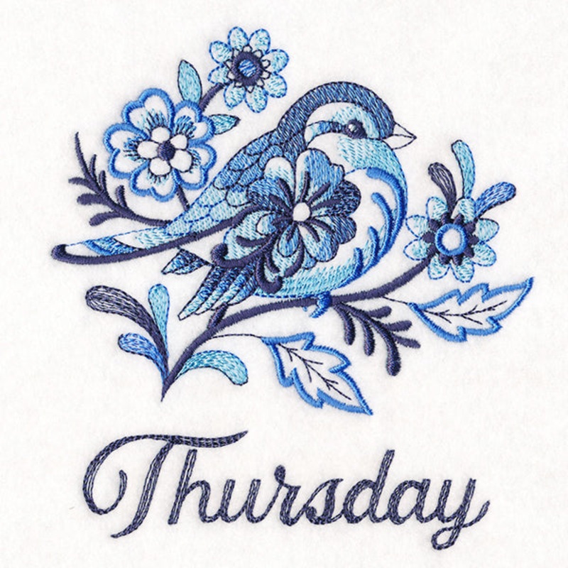 Delft Blue Sparrow on Thursday