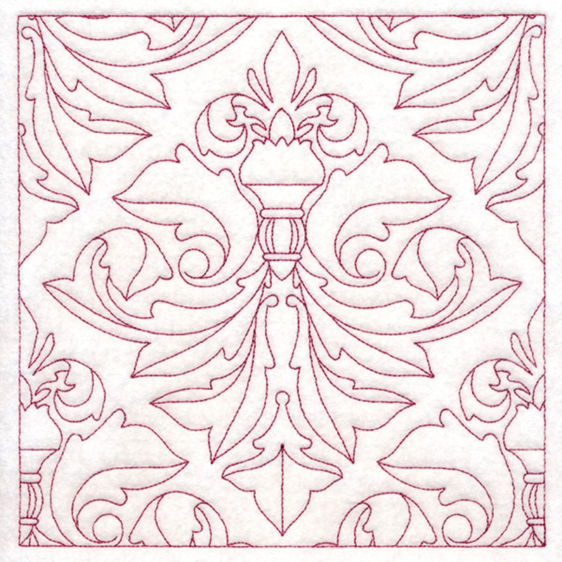 Divine Damask Quilting 1 (Double Run)