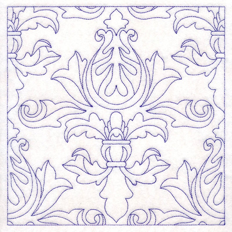 Divine Damask Quilting 3 (Double Run)