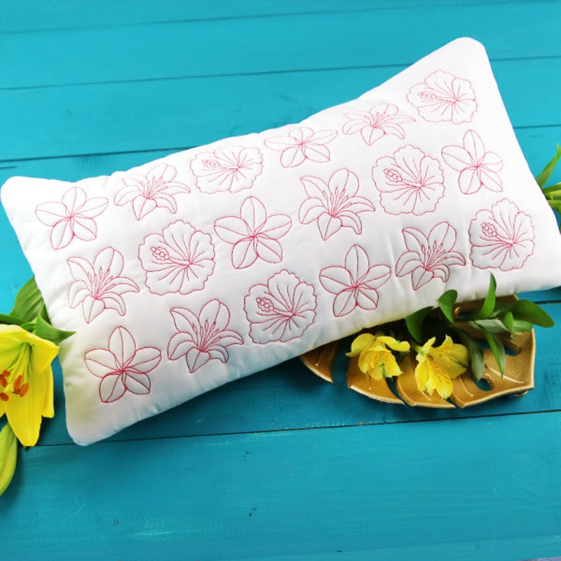 Flowers in Paradise Quilting (Double Run)