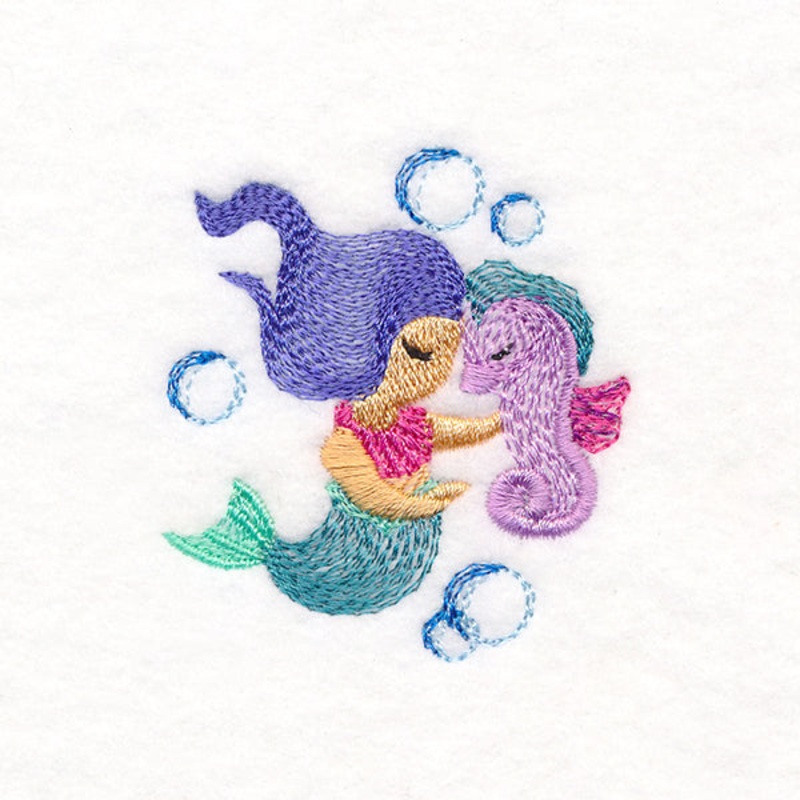 Under the Sea – Mermaid & Seahorse