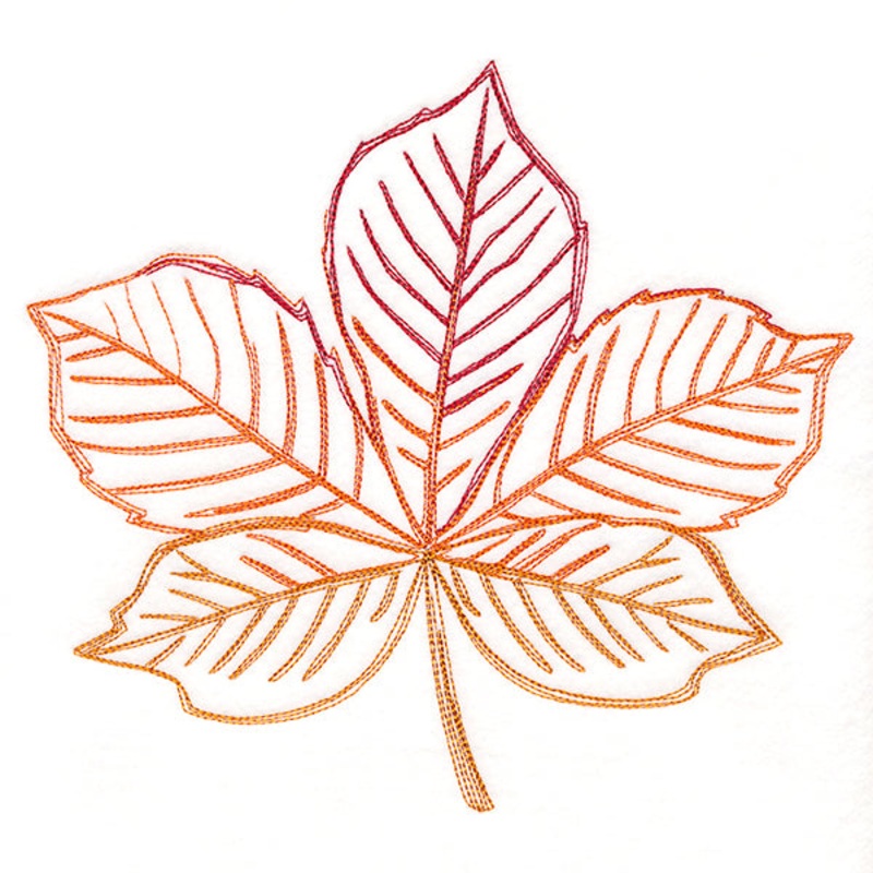 Autumn Ambience – Horse Chestnut Leaf