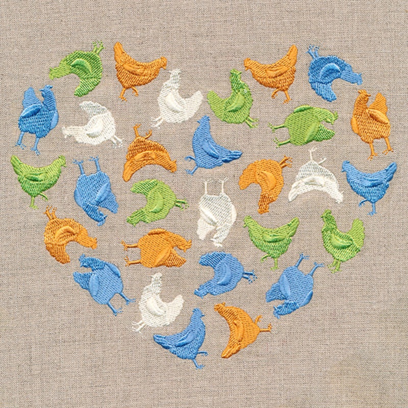 Chicken Silhouette Heart|6.6″ x 7.81″ / 167.56mm x 198.46mm|5.85″ x 6.93″ / 148.59mm x 176.02mm|4.85″ x 5.75″ / 123.2mm x 145.99mm|3.28″ x 3.89″ / 83.35mm x 98.86mm|All Sizes