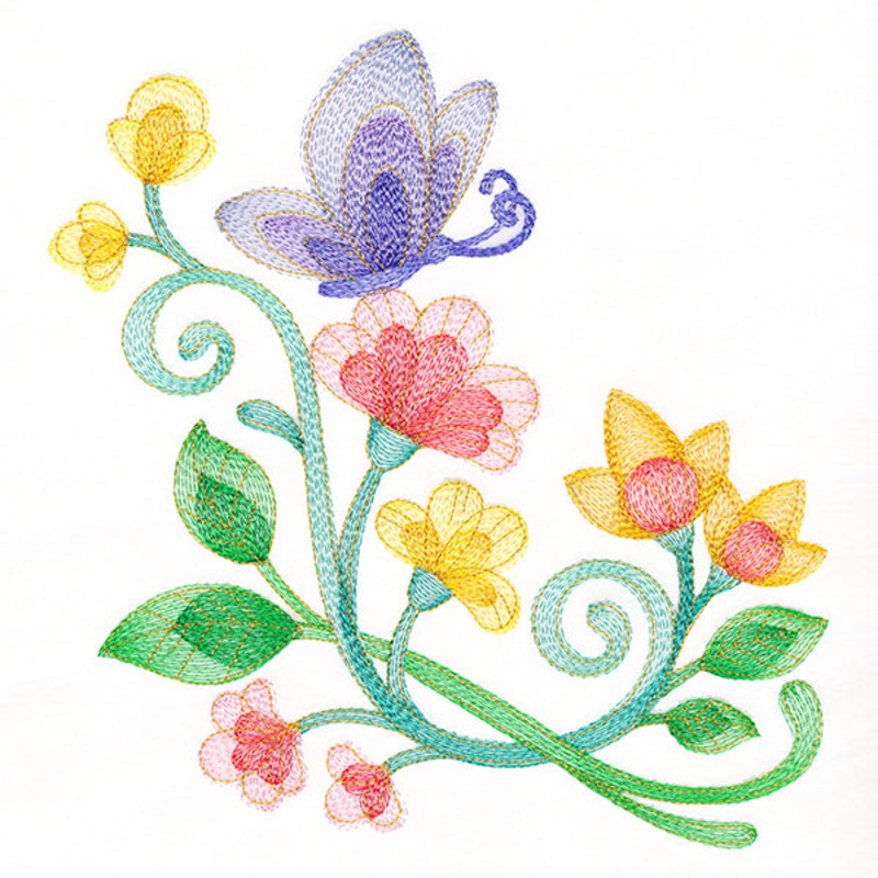 Delightful Butterfly Corner|7.78″ x 7.63″ / 197.52mm x 193.86mm|6.98″ x 6.85″ / 177.28mm x 173.99mm|5.96″ x 5.85″ / 151.42mm x 148.59mm|4.94″ x 4.85″ / 125.46mm x 123.19mm|All Sizes