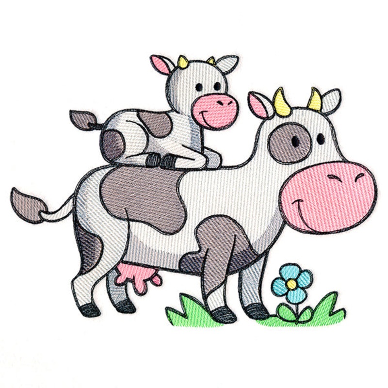 Farm Cuties – Cow|6.87″ x 9.2″ / 174.43mm x 233.8mm|5.62″ x 7.53″ / 142.79mm x 191.27mm|4.87″ x 6.52″ / 123.67mm x 165.61mm|2.78″ x 3.72″ / 70.5mm x 94.38mm|All Sizes