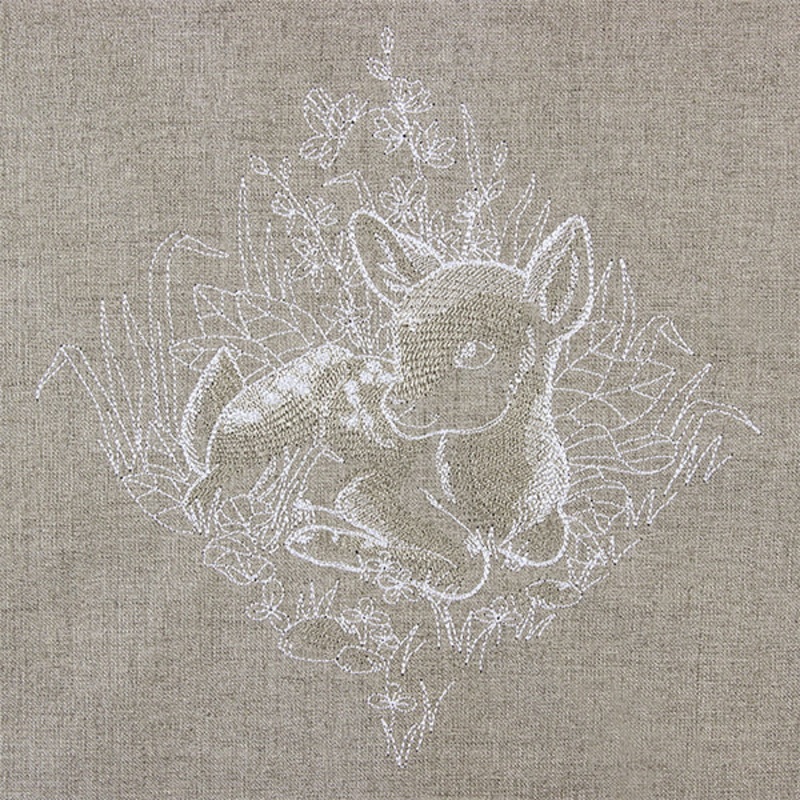 Woodland Deer Etching|7.8″ x 7.63″ / 198.12mm x 193.82mm|6.85″ x 6.7″ / 173.99mm x 170.21mm|5.85″ x 5.72″ / 148.59mm x 145.36mm|4.85″ x 4.74″ / 123.19mm x 120.51mm|All Sizes