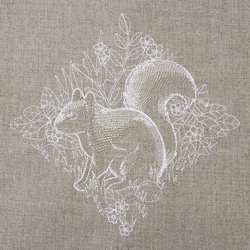 Woodland Squirrel Etching|7.56″ x 7.8″ / 192.1mm x 198.12mm|6.64″ x 6.85″ / 168.72mm x 173.99mm|5.67″ x 5.85″ / 144.11mm x 148.59mm|4.7″ x 4.85″ / 119.39mm x 123.19mm|All Sizes