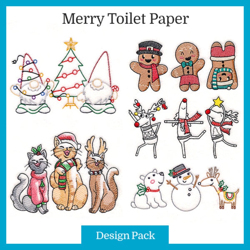 A Merry Toilet Paper Design Pack