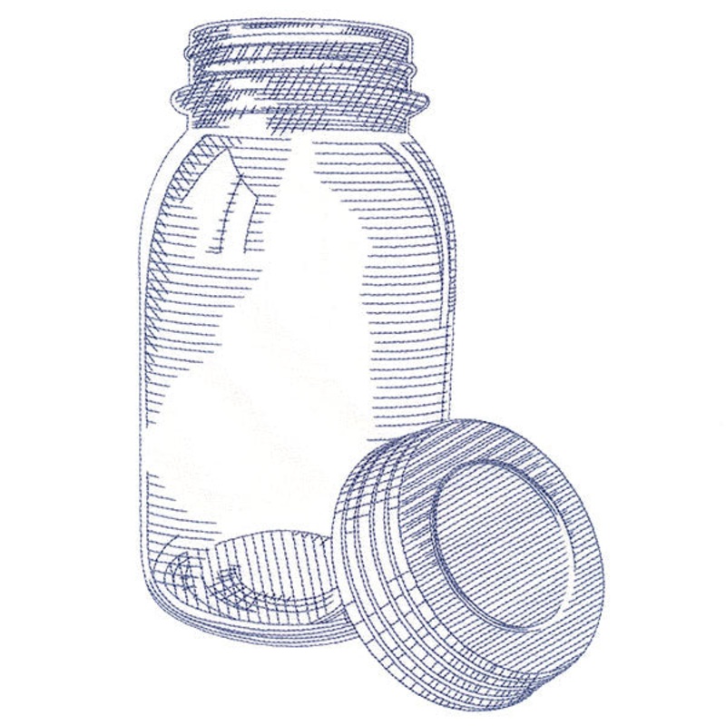 Barnyard Etchings – Mason Jar|9.66″ x 6.67″ / 245.46mm x 169.5mm|8.28″ x 5.72″ / 210.32mm x 145.25mm|7.53″ x 5.2″ / 191.2mm x 132.04mm|6.84″ x 4.73″ / 173.81mm x 120.03mm|All Sizes