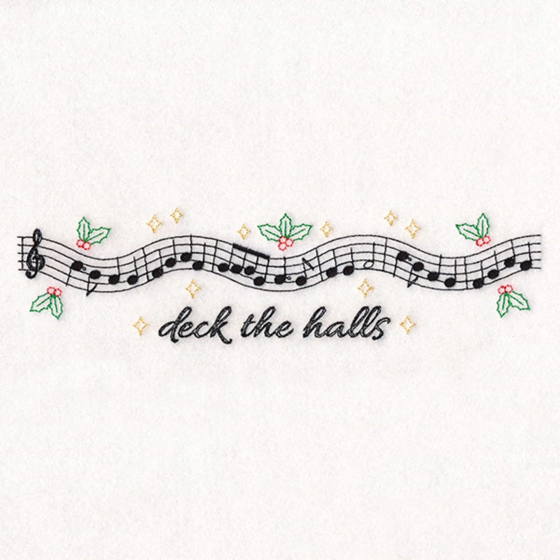 Christmas Music Borders – Deck the Halls