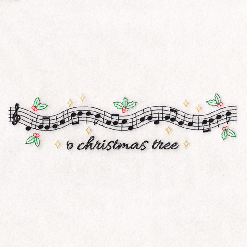 Christmas Music Borders – O Christmas Tree
