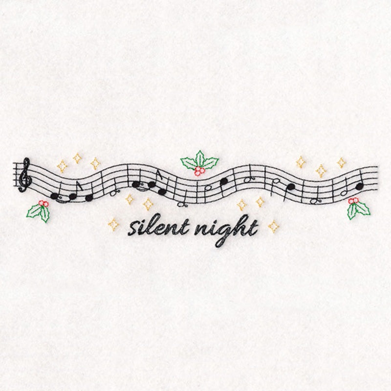 Christmas Music Borders – Silent Night