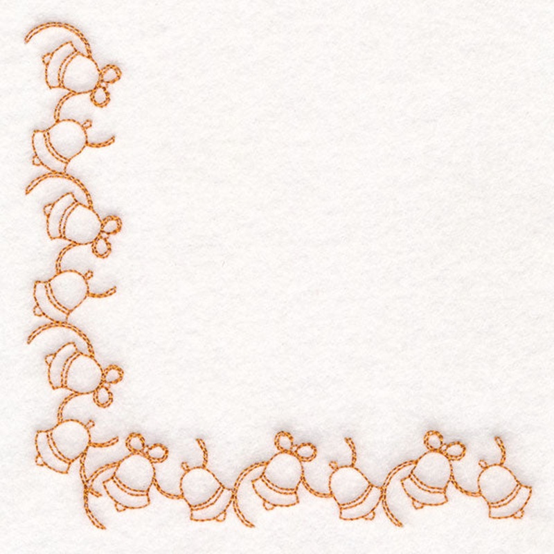 Delicate Christmas Corners – Bells