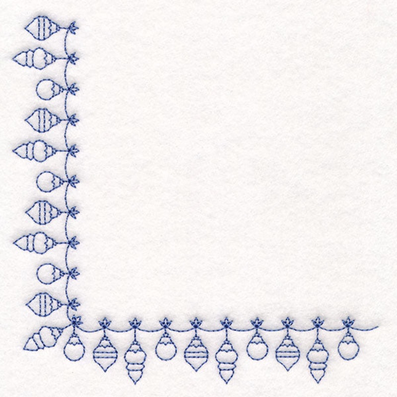 Delicate Christmas Corners – Ornaments