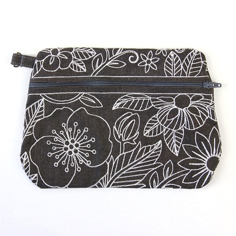 Enchanted Autumn Lined Zipper Pouch (In-the-Hoop)