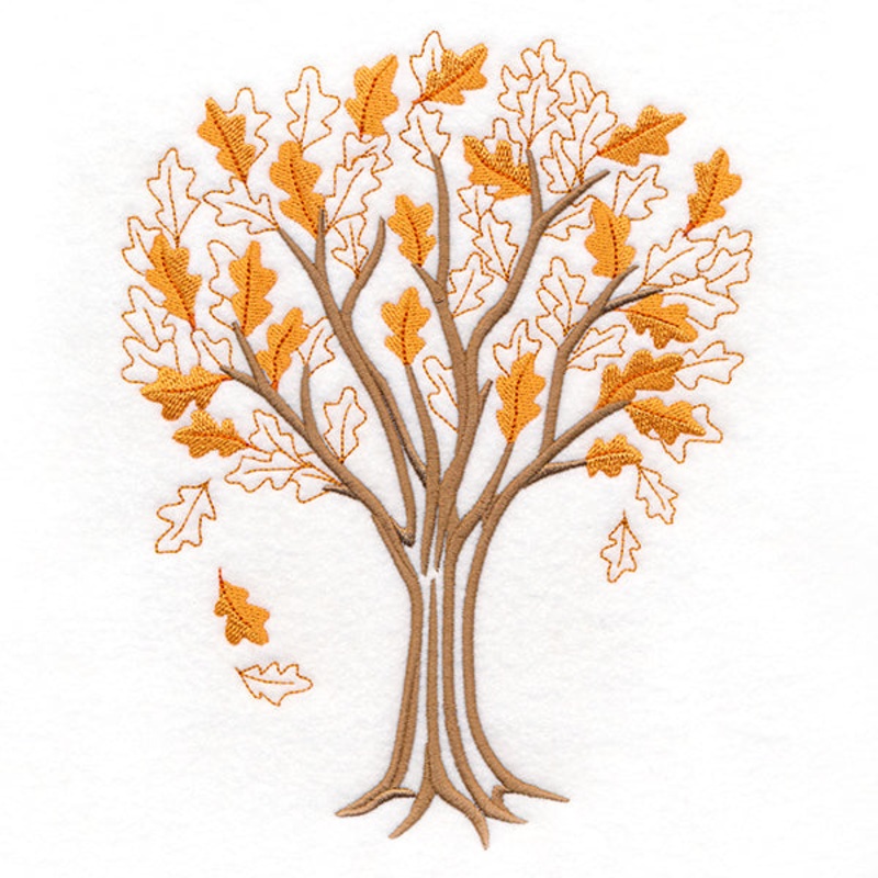Falling Leaves Oak Tree|8.83″ x 6.87″ / 224.24mm x 174.5mm|7.55″ x 5.87″ / 191.68mm x 149.13mm|6.24″ x 4.85″ / 158.43mm x 123.09mm|All Sizes