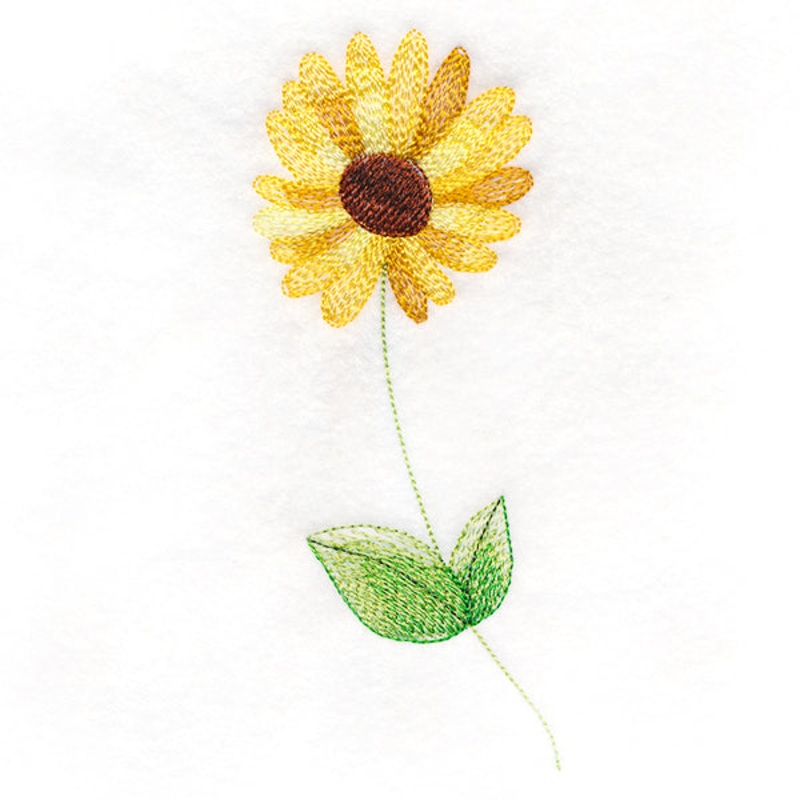 Long-Stemmed Black-Eyed Susan|6.32″ x 2.42″ / 160.53mm x 61.47mm|3.69″ x 1.41″ / 93.73mm x 35.81mm|All Sizes