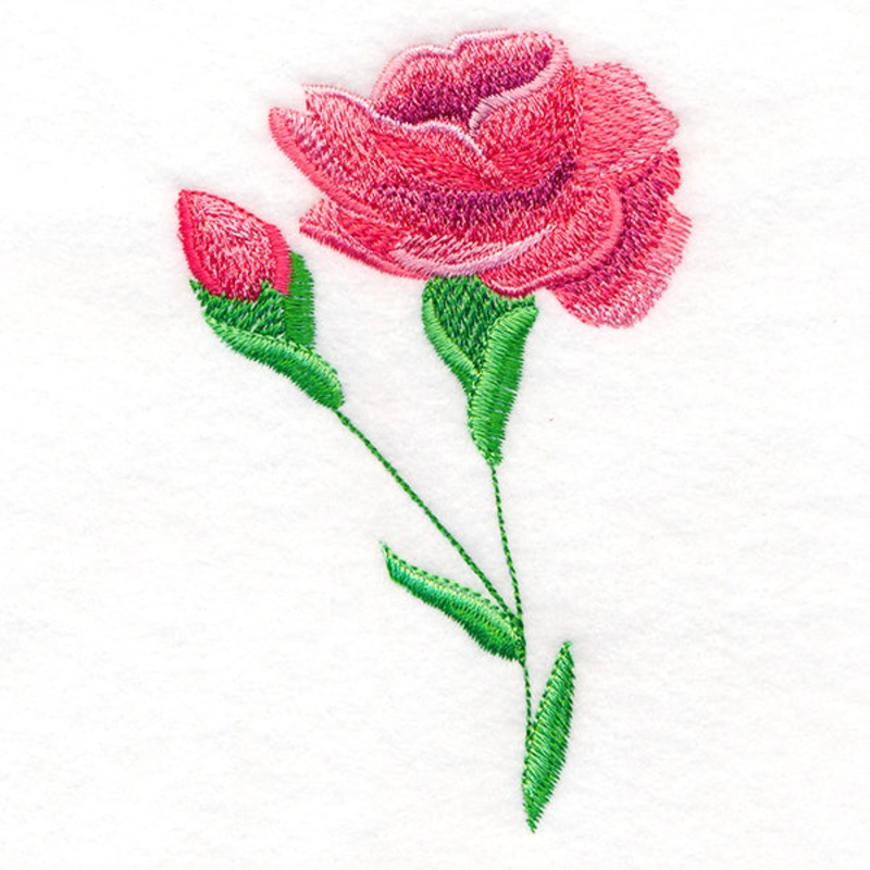 Long-Stemmed Rose|4.87″ x 3.11″ / 123.7mm x 78.99mm|2.84″ x 1.82″ / 72.14mm x 46.23mm|All Sizes