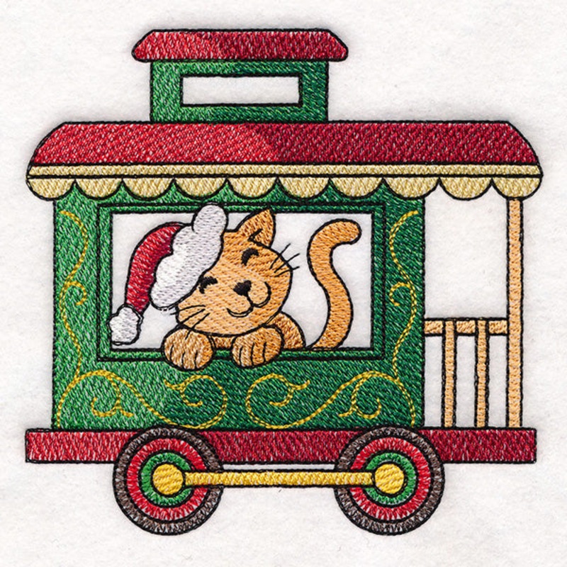 Storybook Christmas Train – Cat Caboose