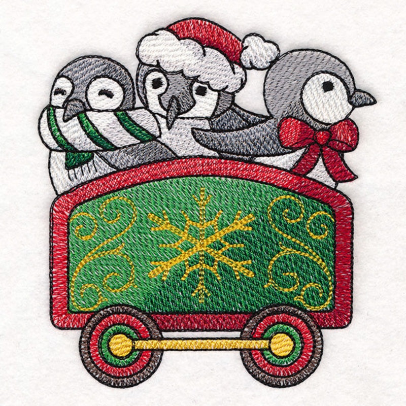 Storybook Christmas Train – Penguin Car