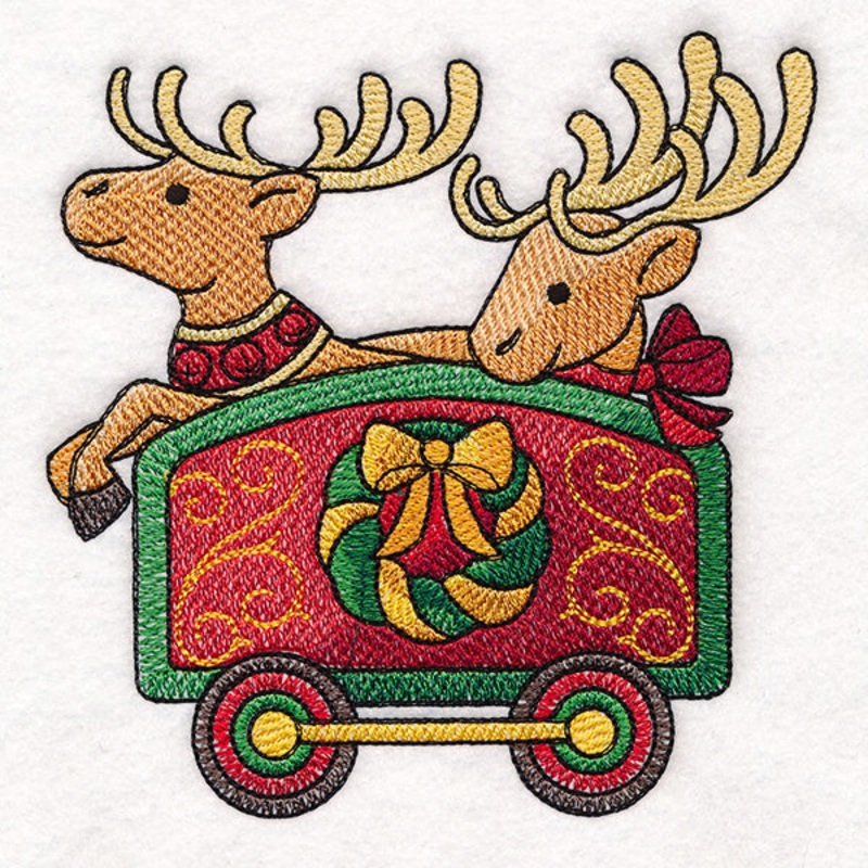 Storybook Christmas Train – Reindeer Car